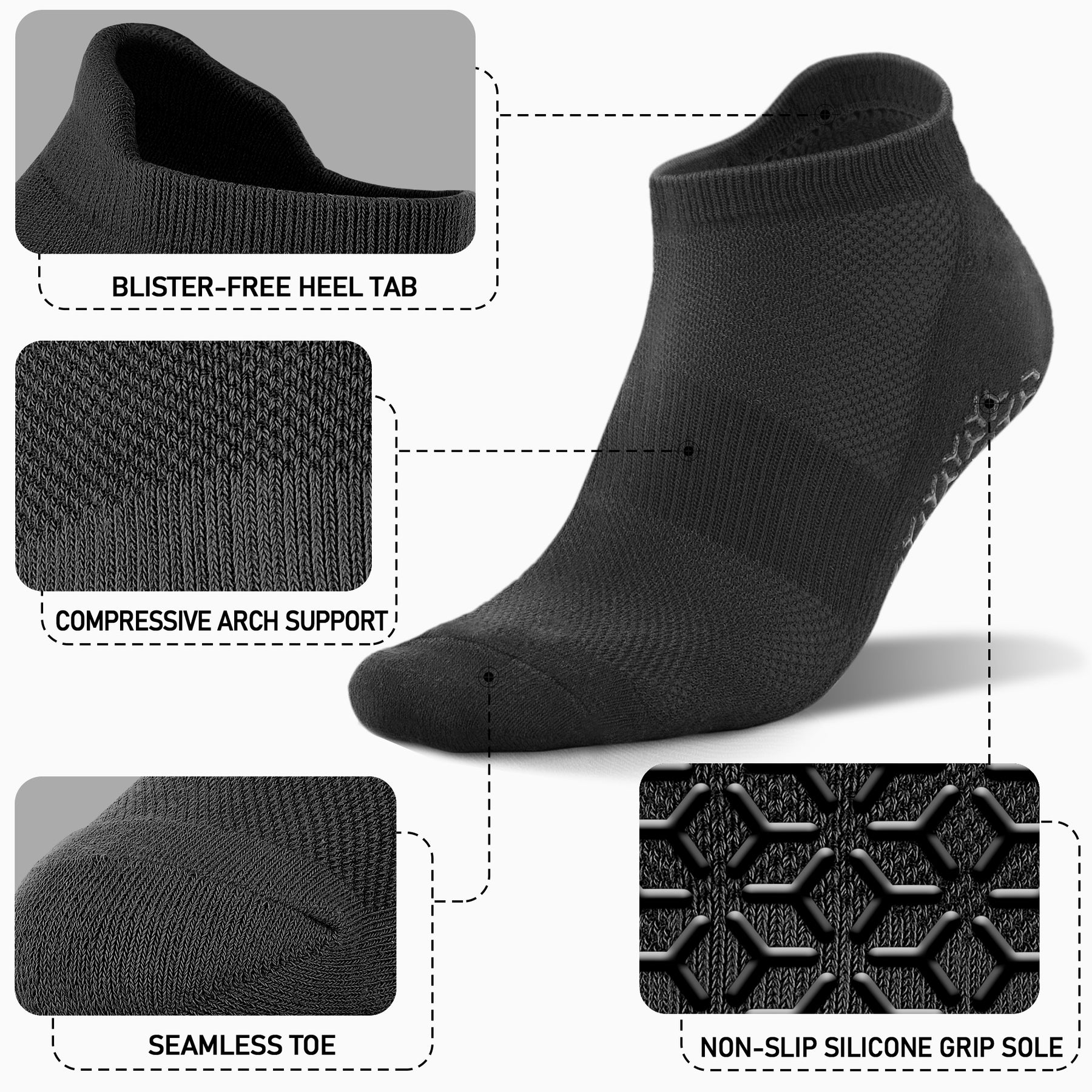 Non Slip Grip Socks – NEWZILL