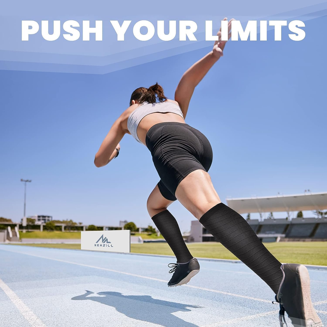 Swag Compression Socks (20-30mmHg) - Wild-Black