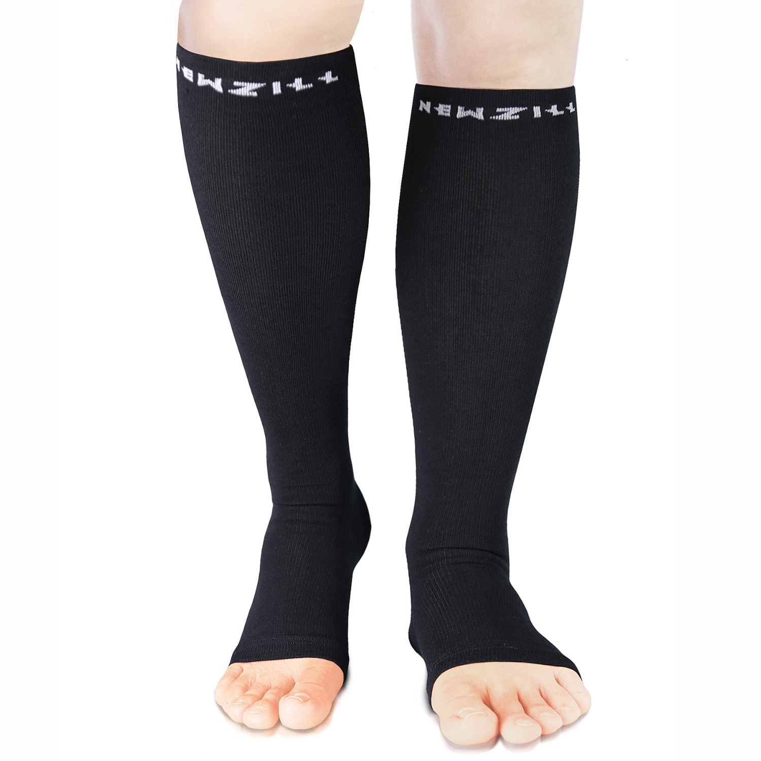 Graduated Open Toe Compression Socks (20-30 mmHg) – NEWZILL