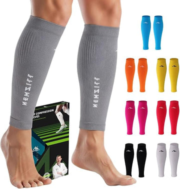 Calf  Sleeves (20-30mmHg) - Solid Grey