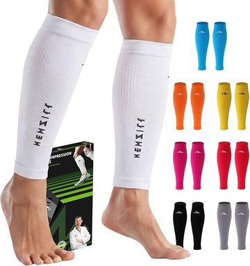 Calf  Sleeves (20-30mmHg) - Solid White