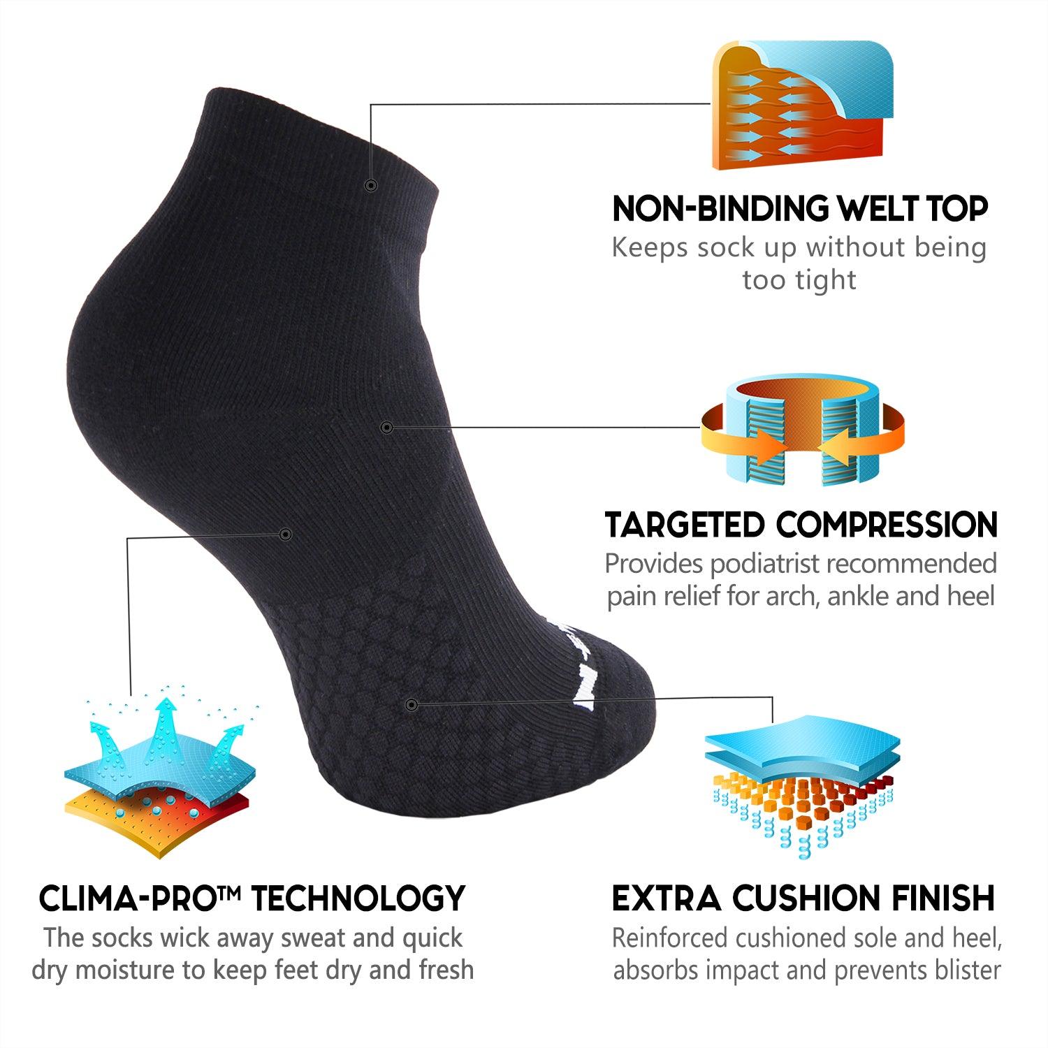 Runstar Low Cut Compression Socks (15-20mmHg) – NEWZILL