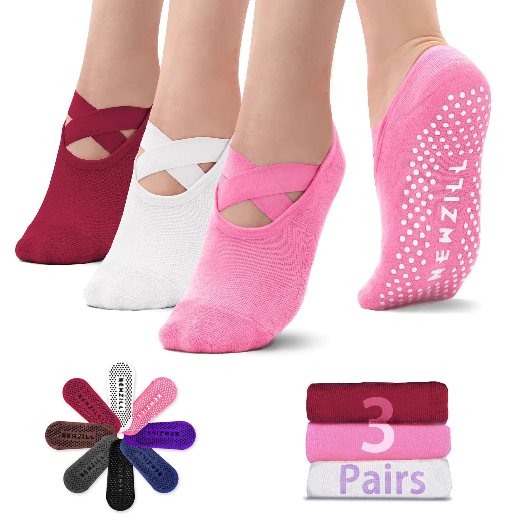 DKGP Coolplus anti slip wicking yoga socks Hollow Out Yoga Socks